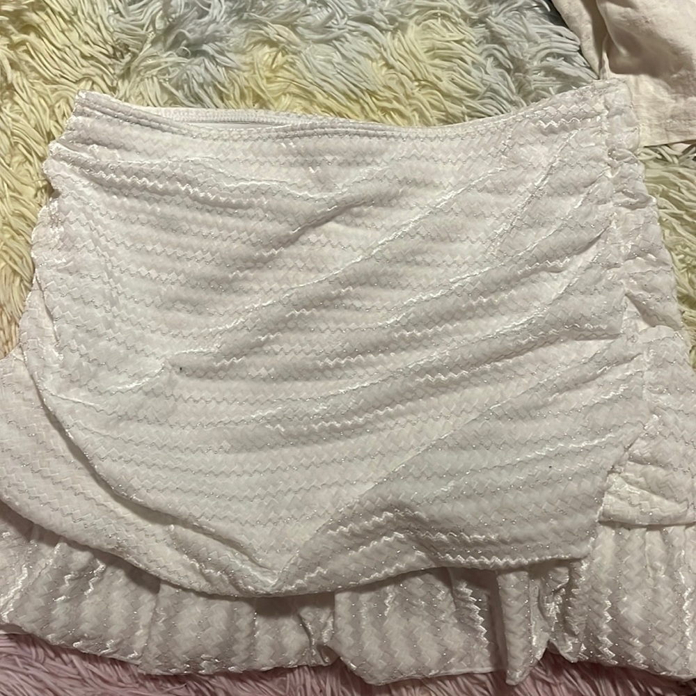 White skirt